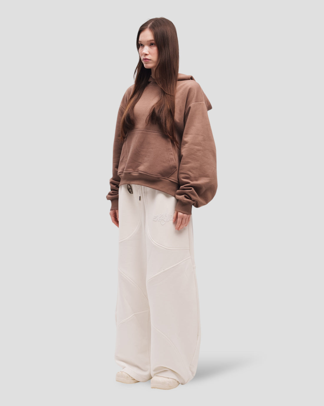 The Perfect Blank Brown Hoodie