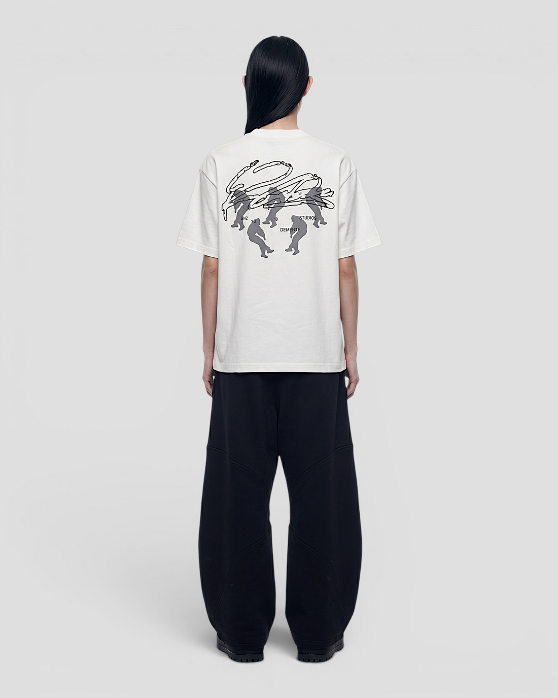 FLOTANTE WHITE OVERSIZED TEE