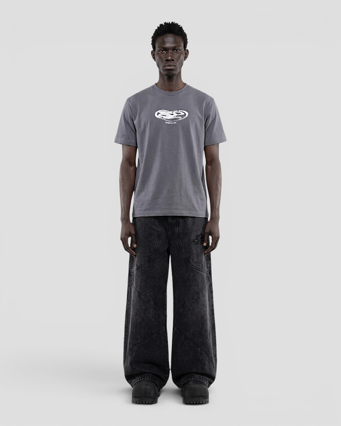 OVALADO GREY REGULAR TEE