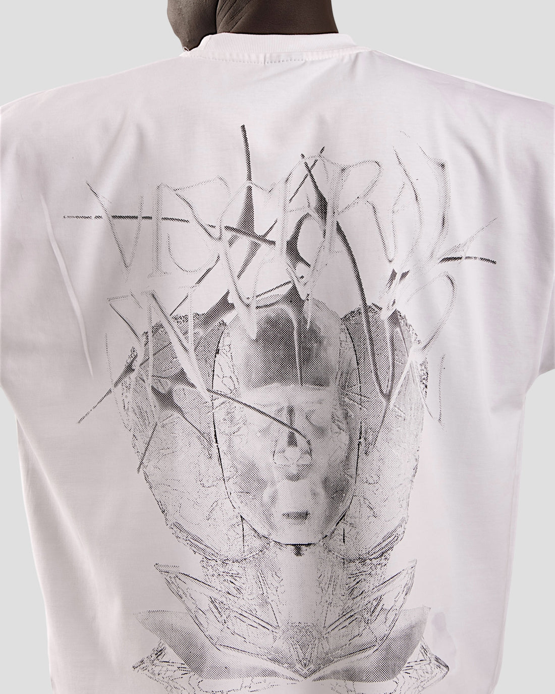 VISCERAL WHITE BOXY TEE