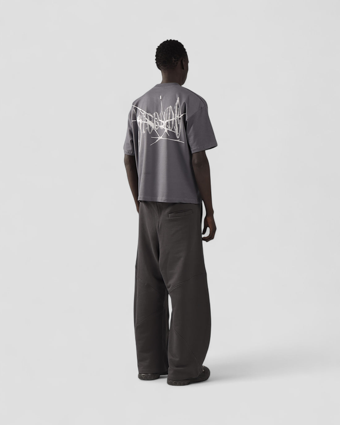INTERLUDE GREY BOXY TEE