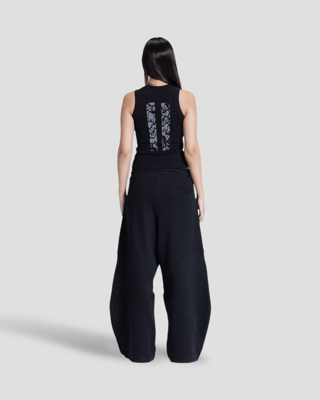 DEMENTE BLACK NUMERALS TANK TOP