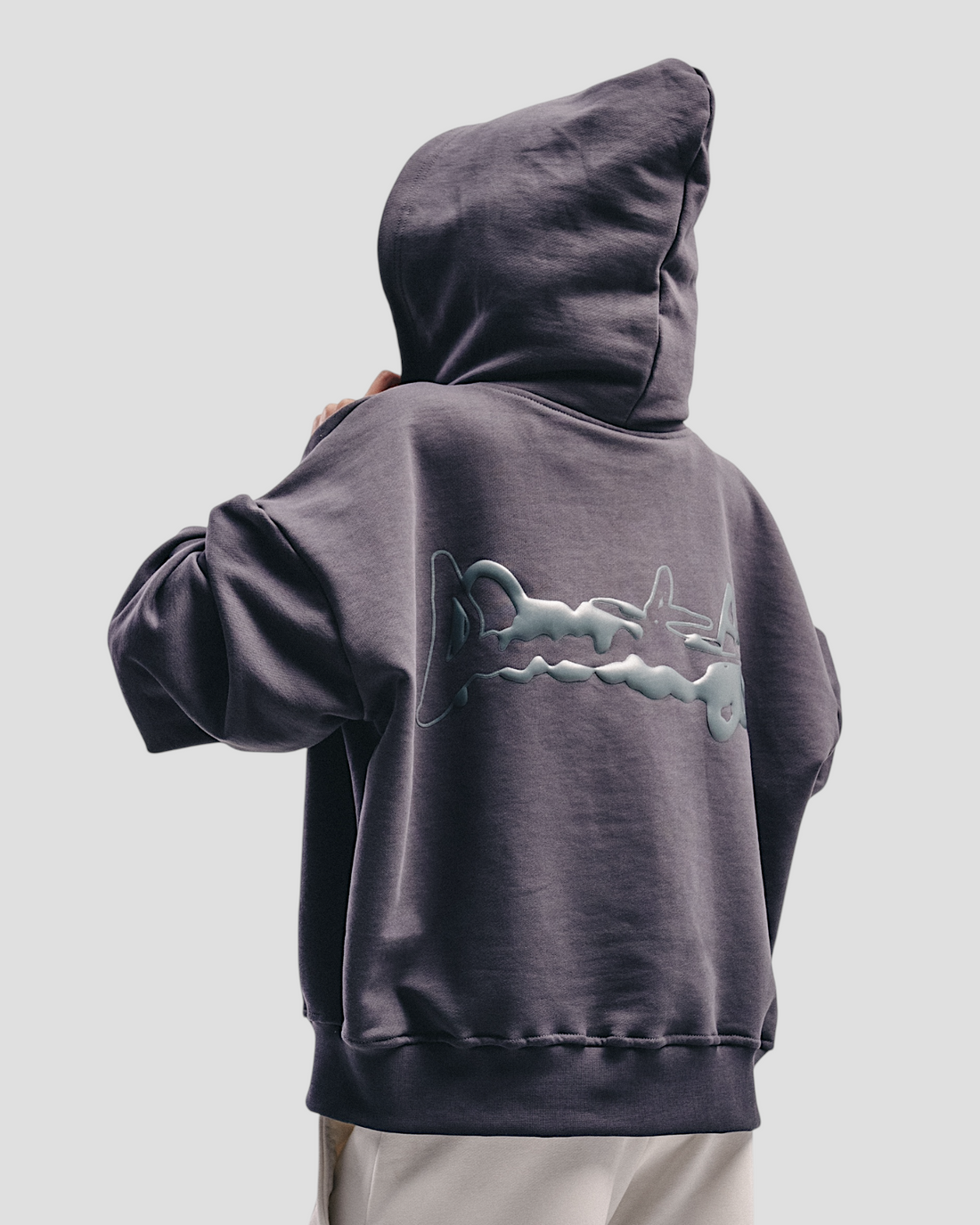 DEMENTE GREY ON GREY ZIPUP JACKET (PREORDER)