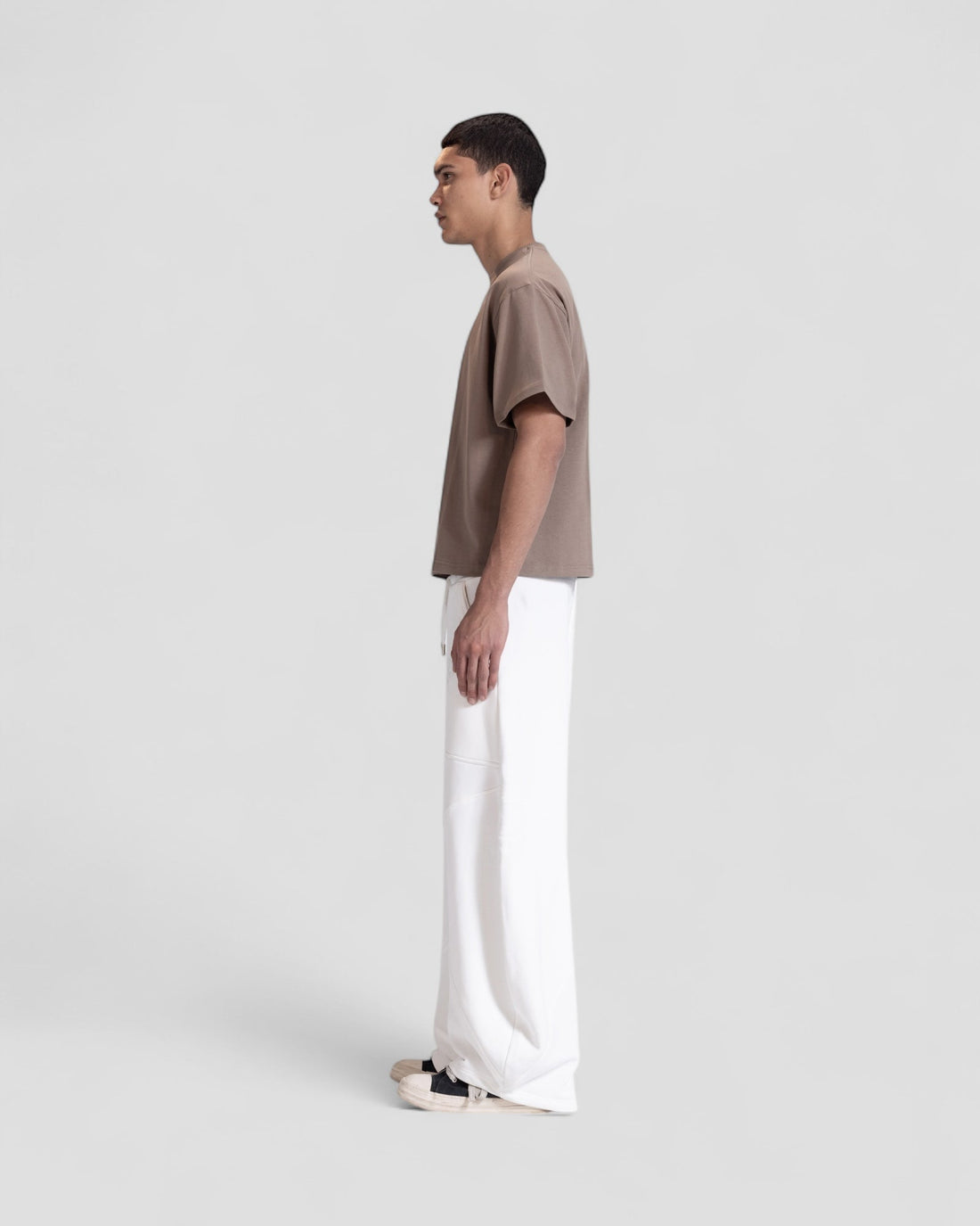 The Perfect Blank Brown Boxy Tshirt V1