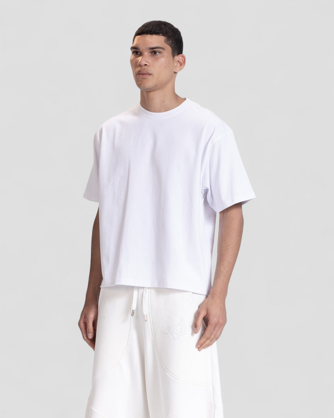 The Perfect Blank White Boxy Tshirt V1