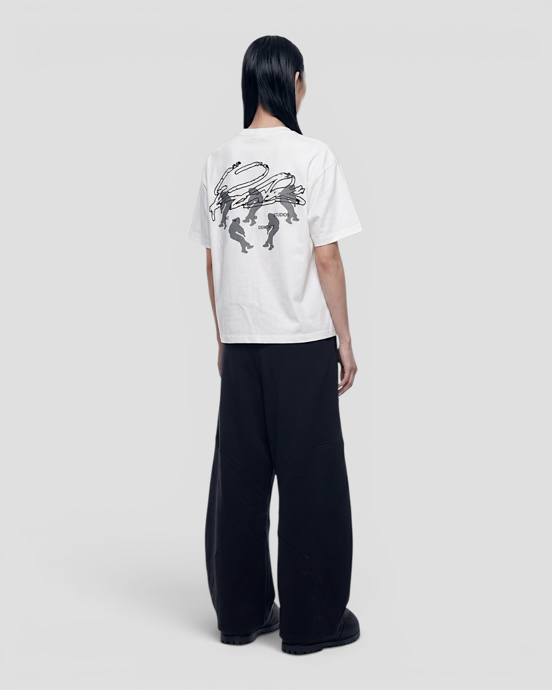 FLOTANTE WHITE OVERSIZED TEE