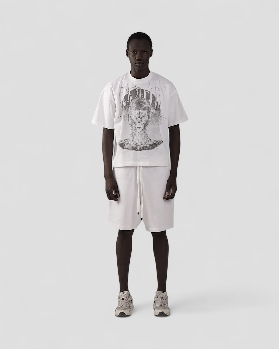 ESOTERIC WHITE BOXY TEE