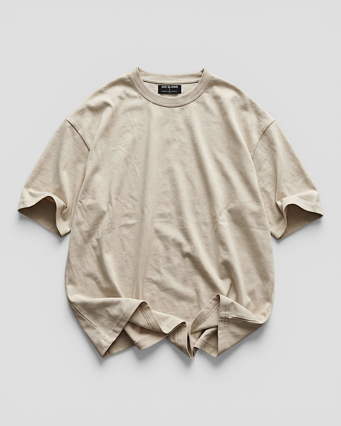 Norte Oversized Blank Beige Tee V2