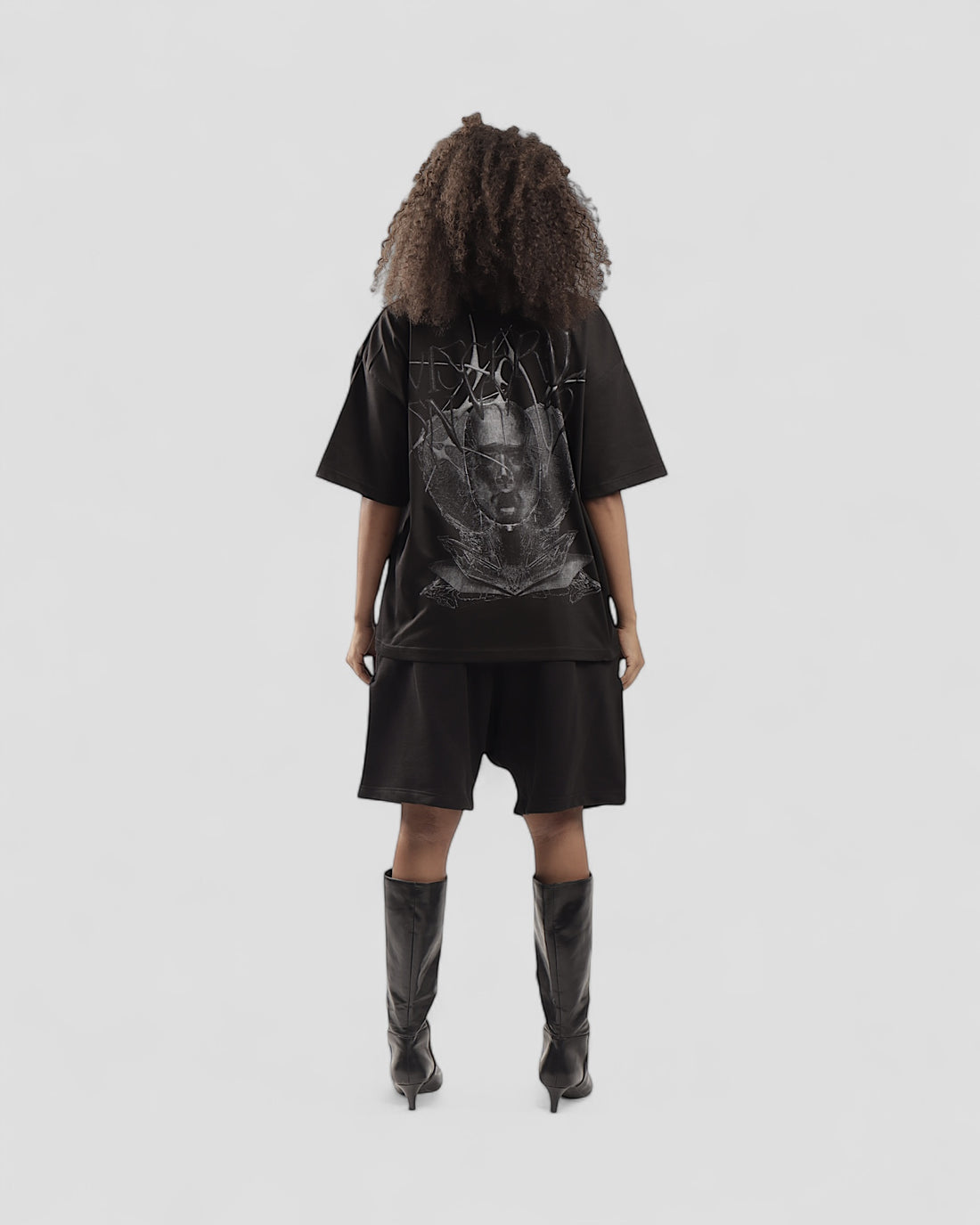VISCERAL BLACK BOXY TEE