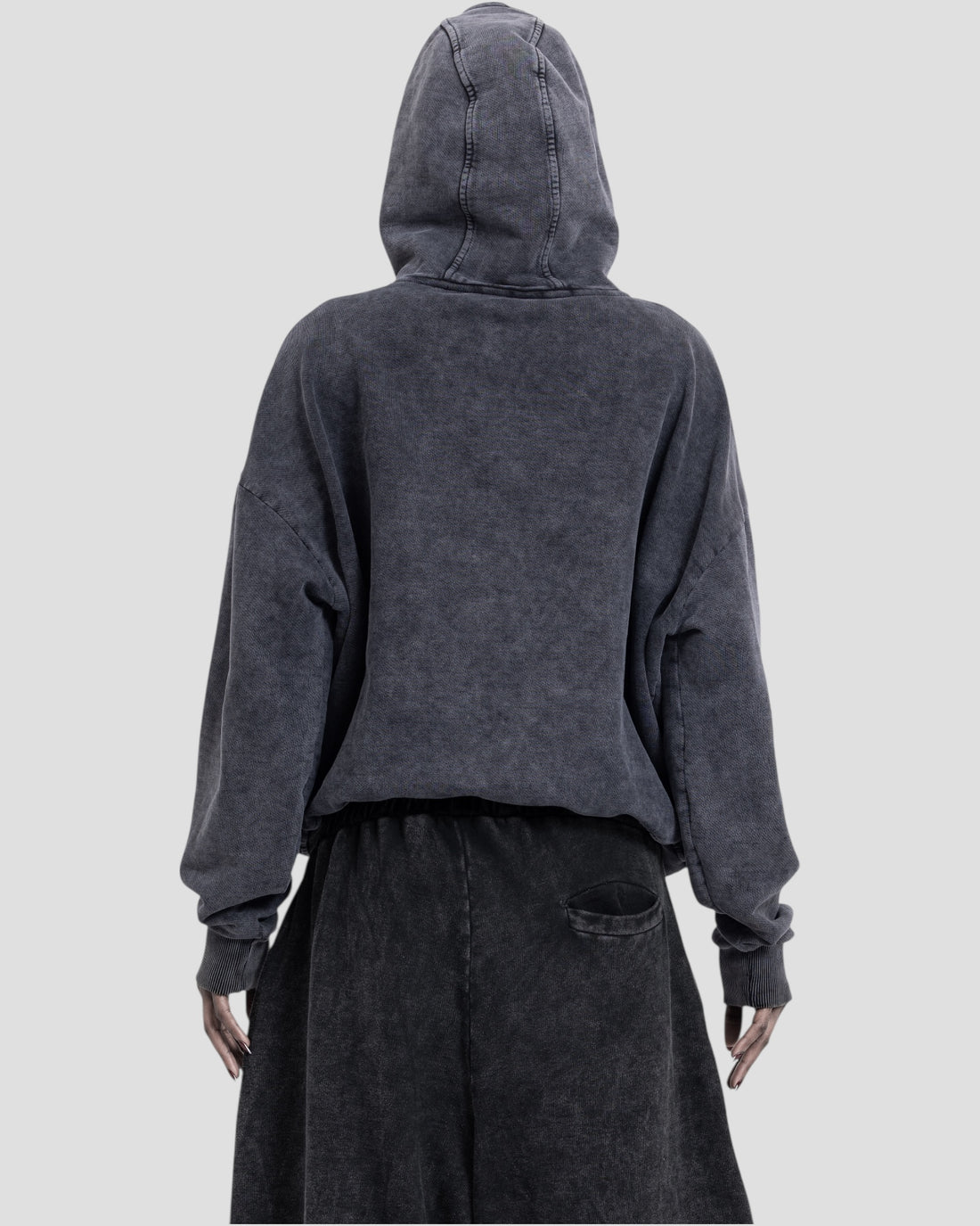 DEMENTE WASHED GREY ZIPUP JACKET (10156815483155)