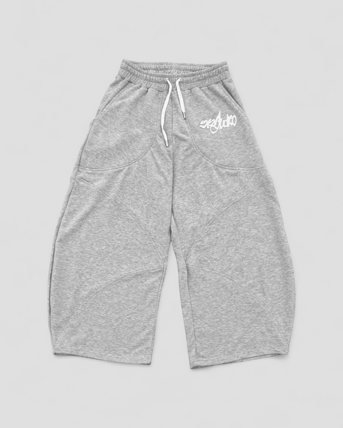 DEMENTE LIGHT GREY SWEATPANTS (PREORDER)