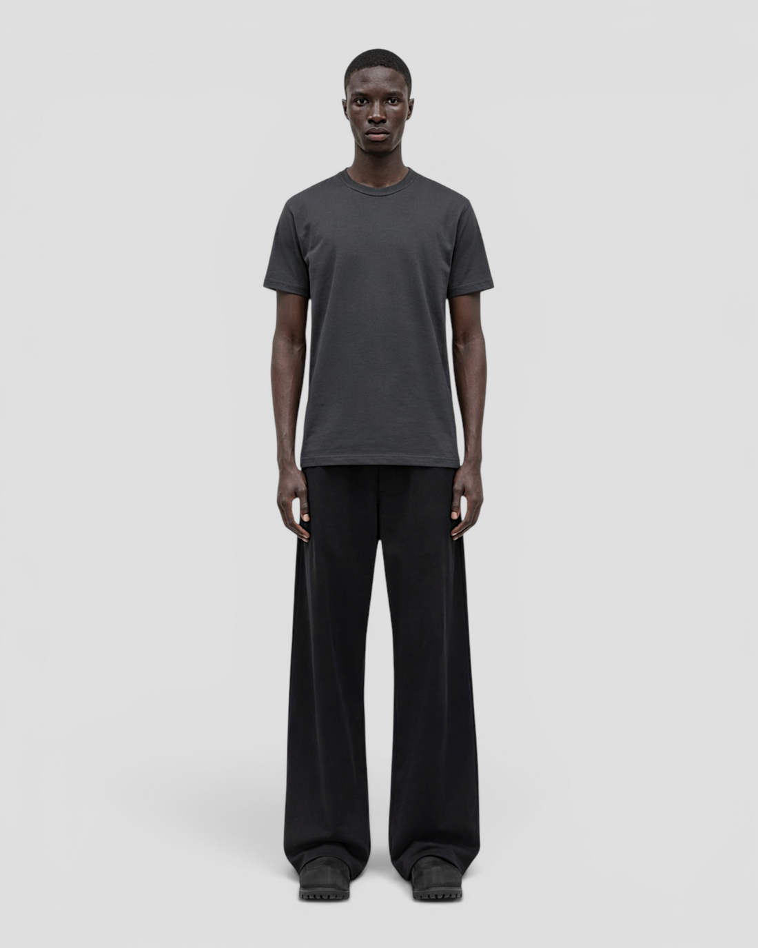 Luis Regular Blank Dark Grey Tee V2