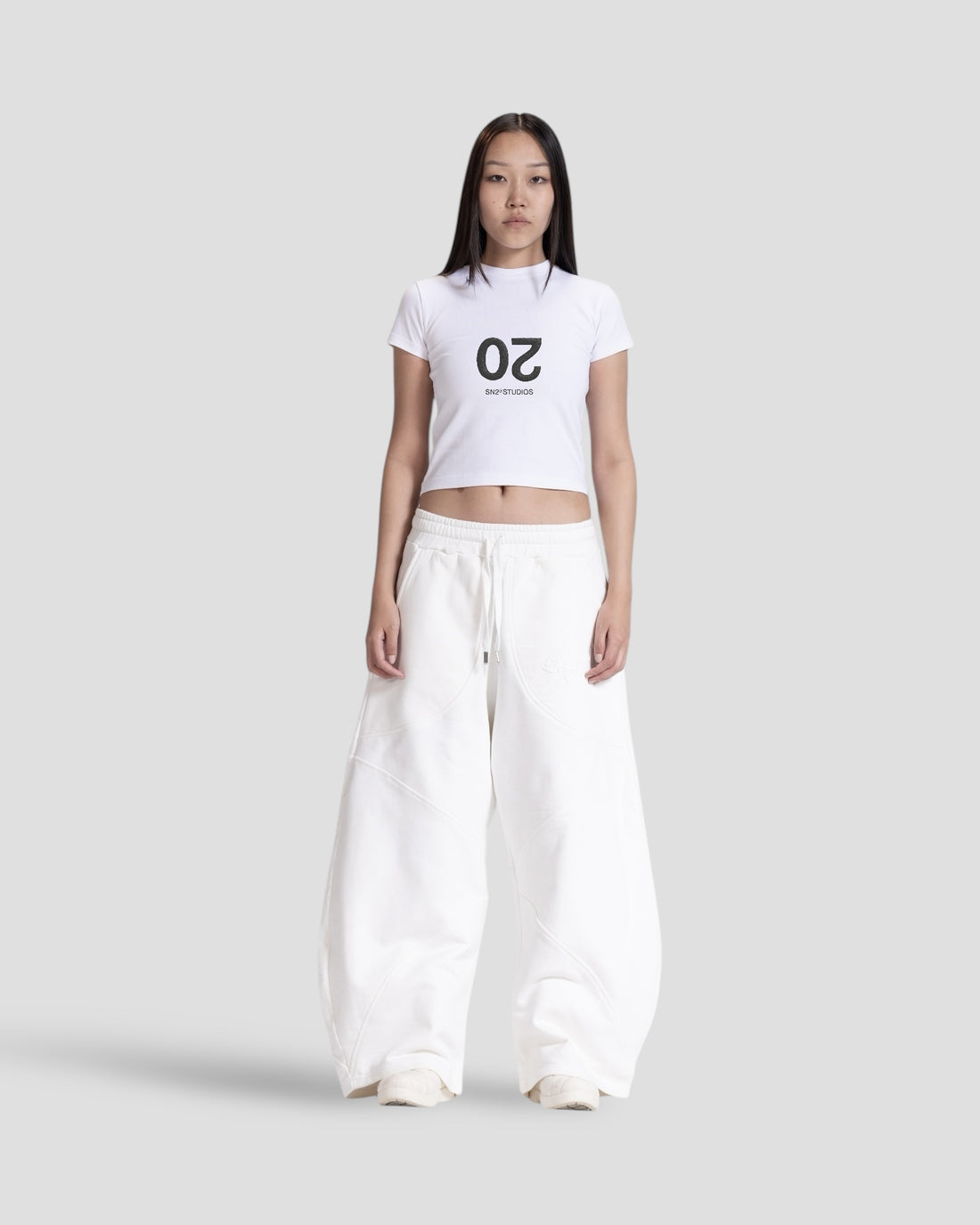 DEMENTE WHITE 02 BABY TEE
