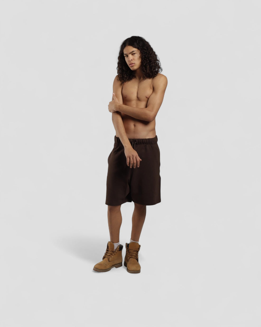 The Perfect Blank Brown Shorts