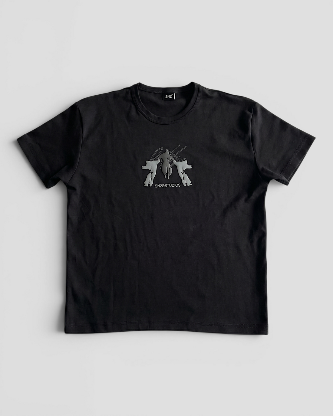 GENTE BLACK REGULAR TEE