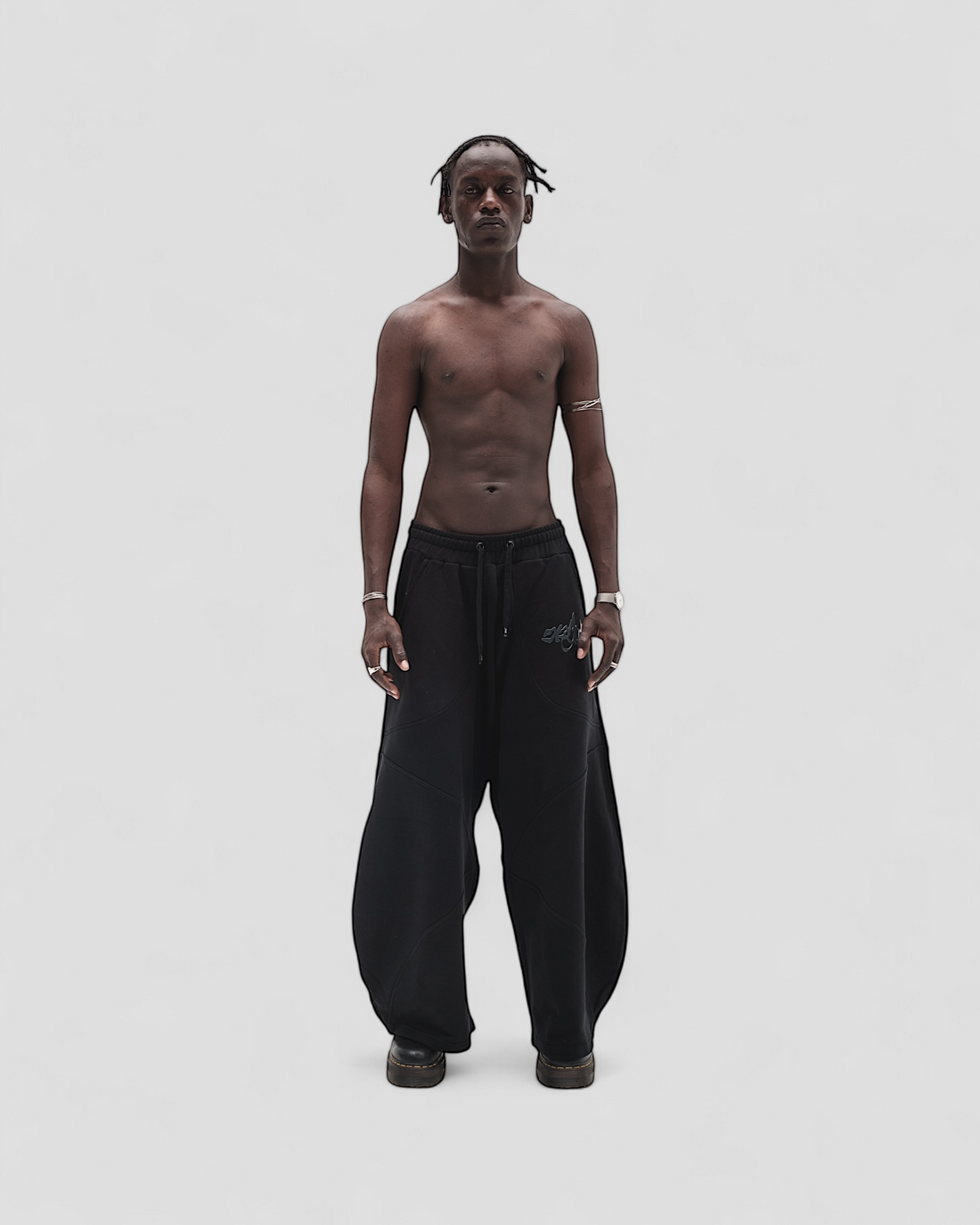 DEMENTE BLACK SWEATPANTS (PREORDERS)