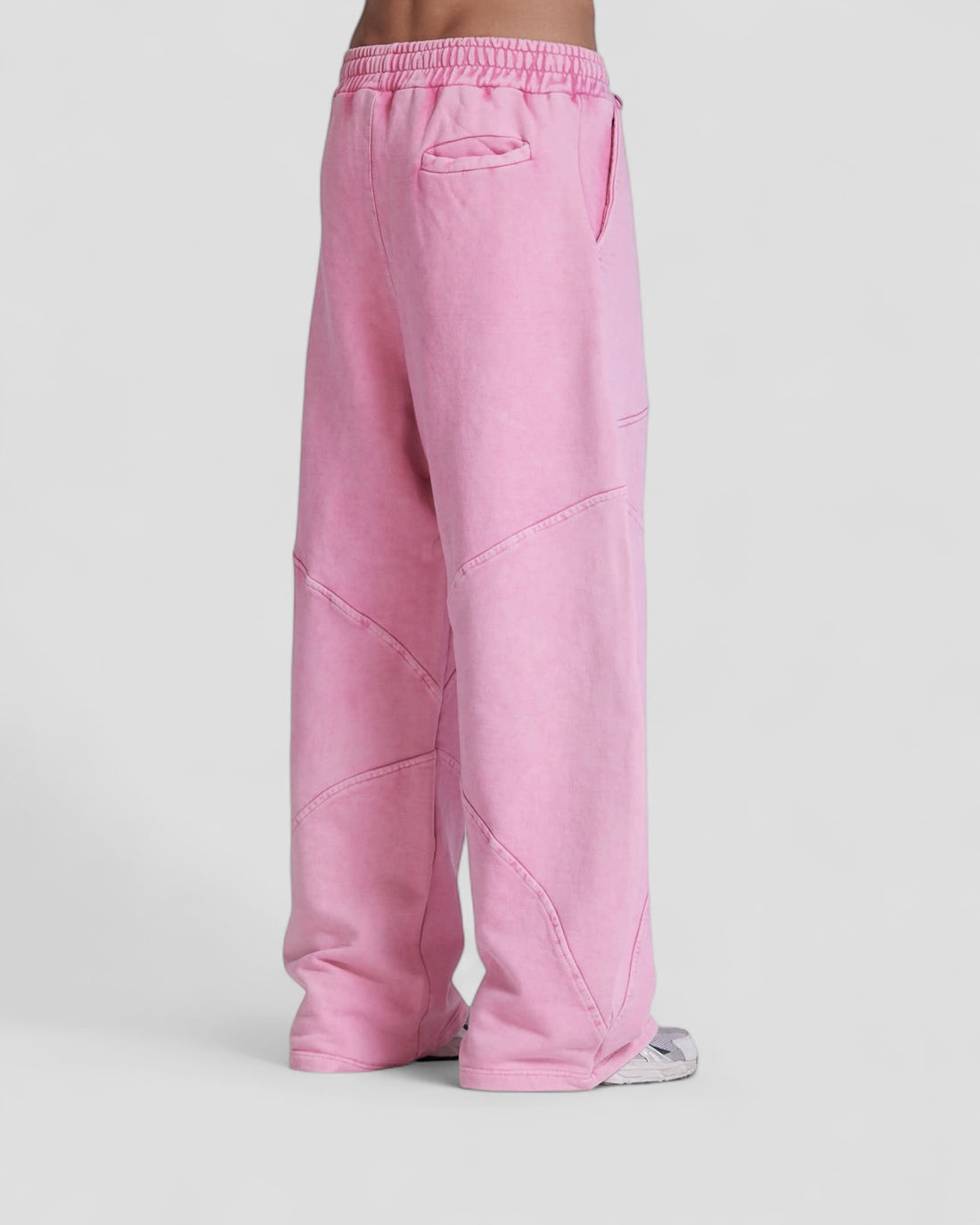 DEMENTE PINK WASHED SWEATPANTS