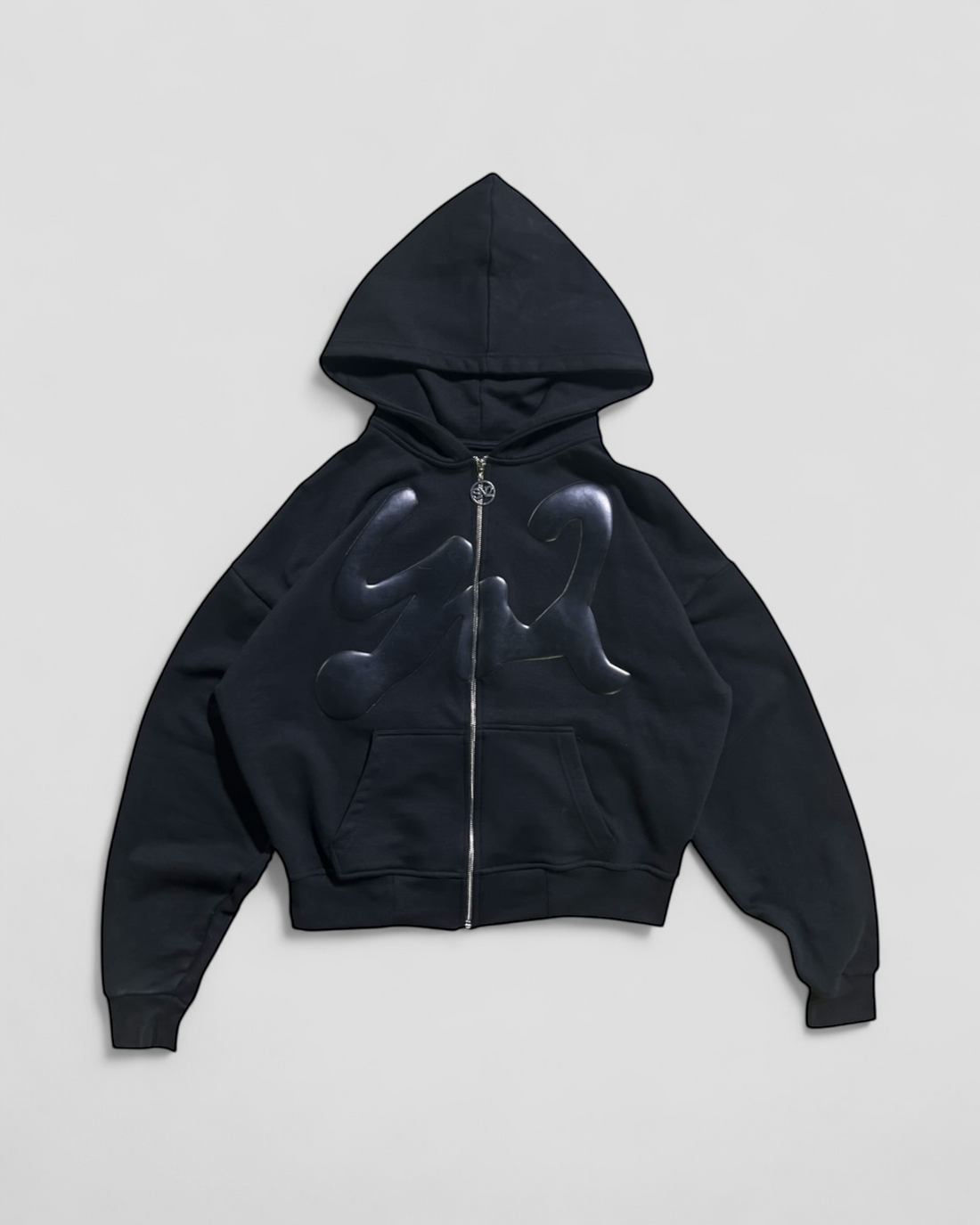 DEMENTE BLACK ON BLACK ZIPUP JACKET (PREORDER)