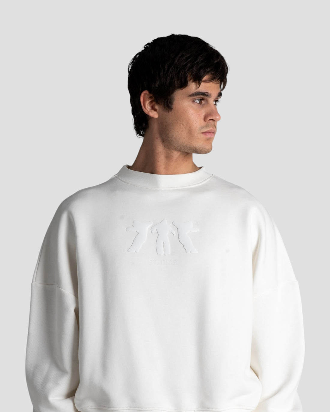 DEMENTE OFFWHITE CREWNECK