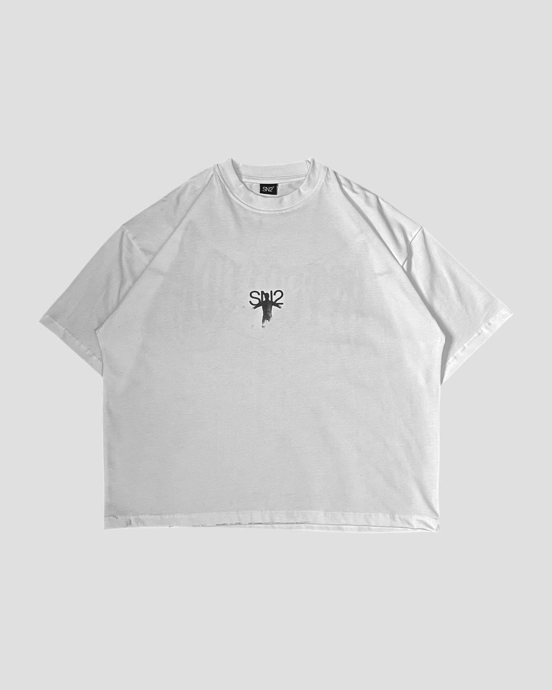 INTERLUDE WHITE BOXY TEE