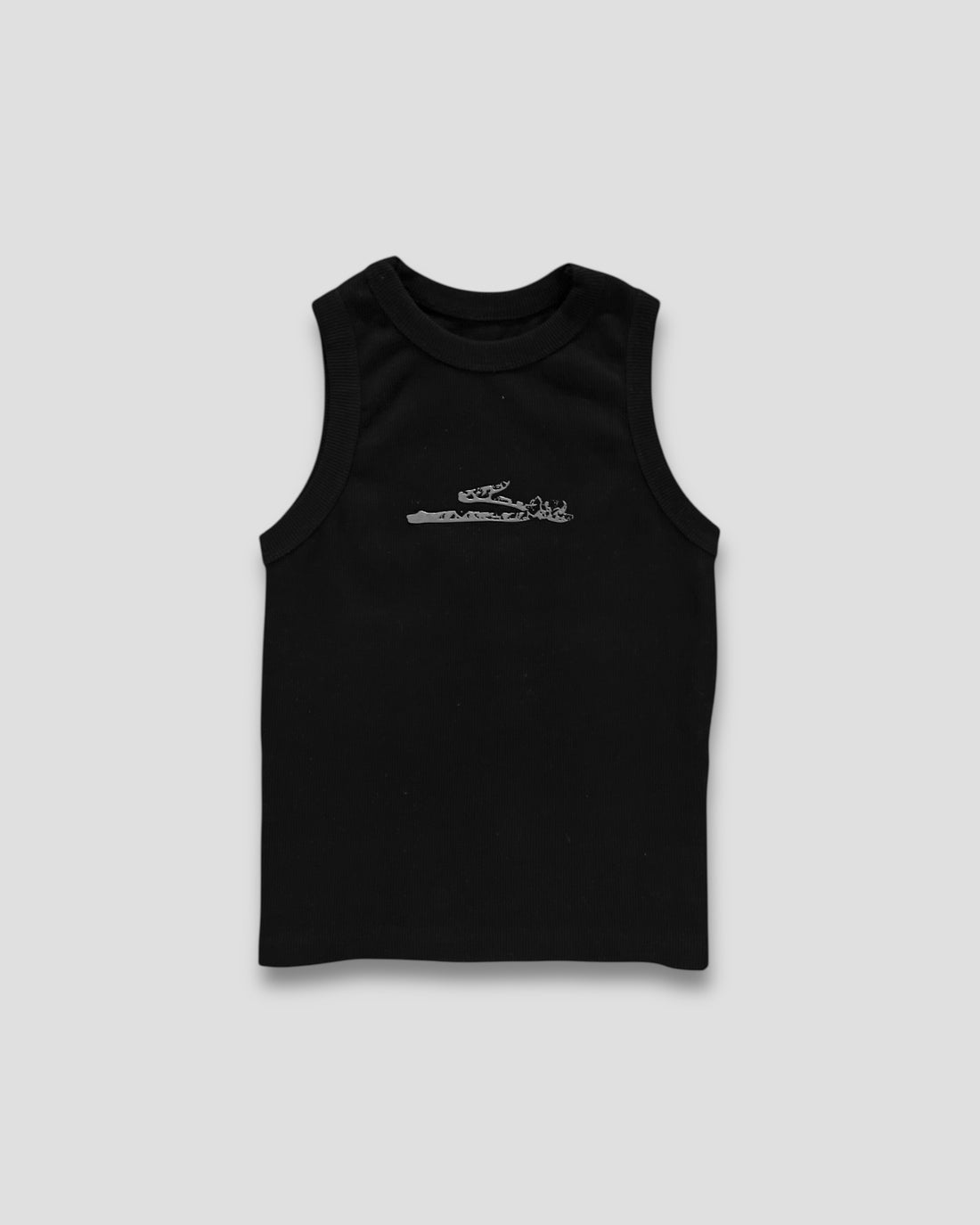 DEMENTE BLACK NUMERALS TANK TOP
