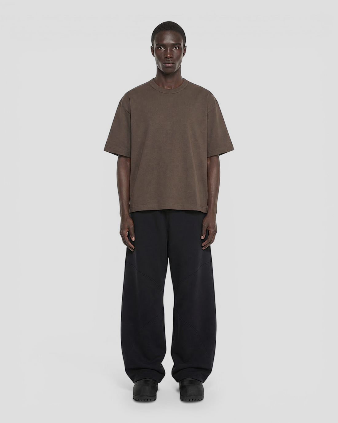 Norte Oversized Blank light Brown Tee V2