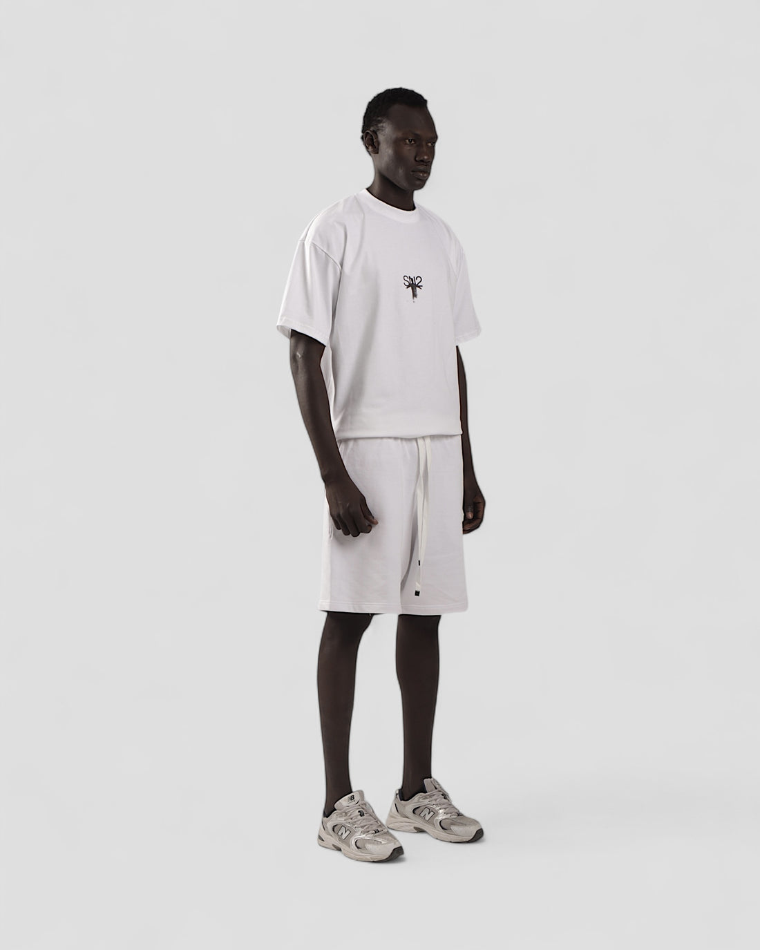 INTERLUDE WHITE BOXY TEE