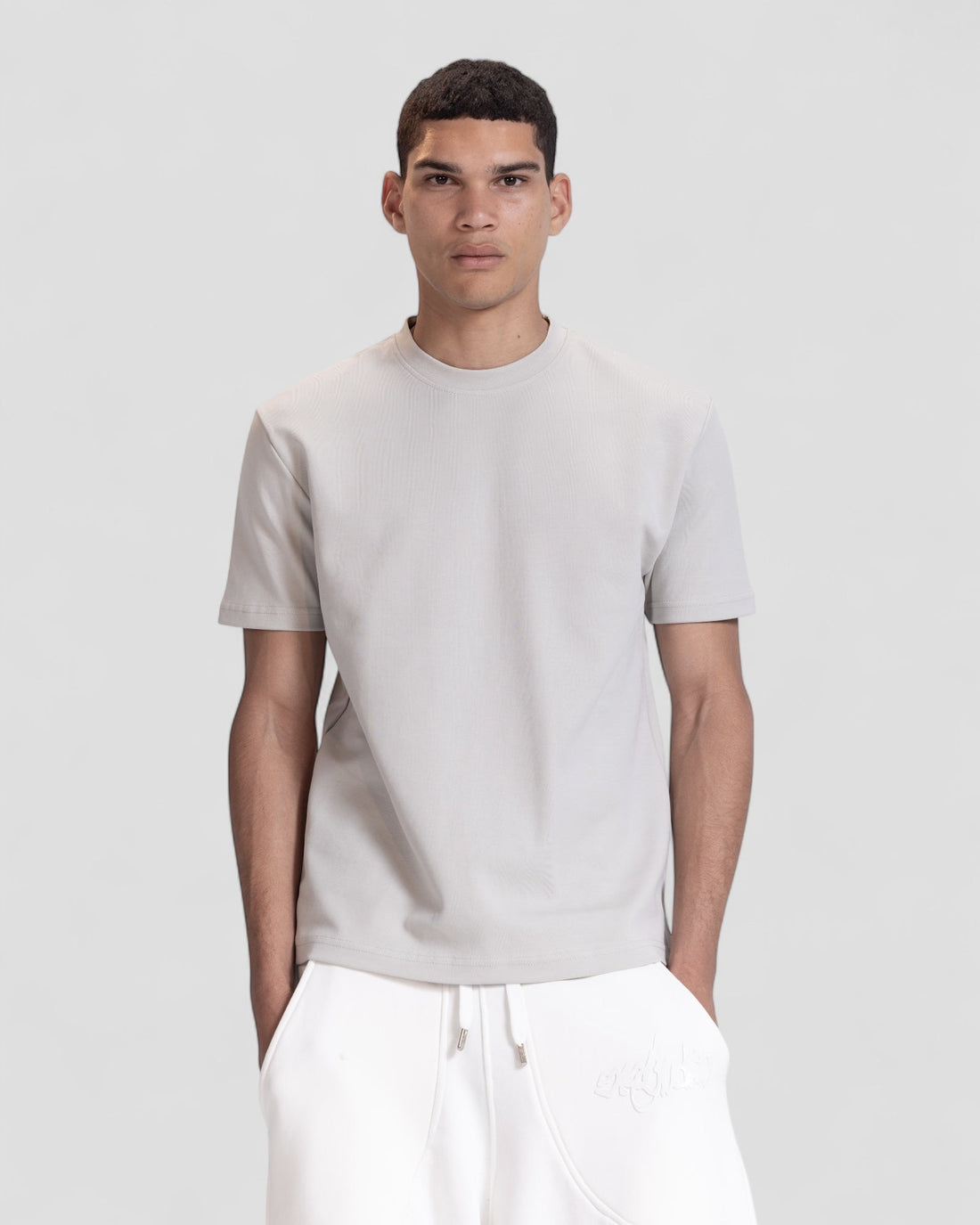 The Perfect Blank Light Grey Regular Fit Tshirt V1