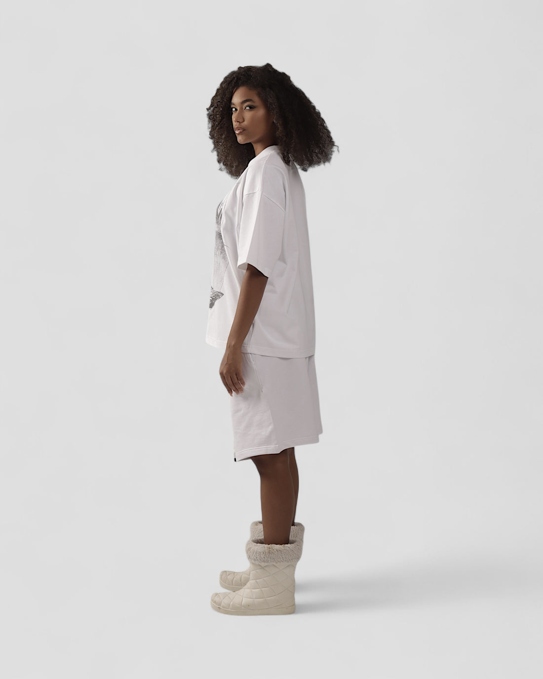 ESOTERIC WHITE BOXY TEE