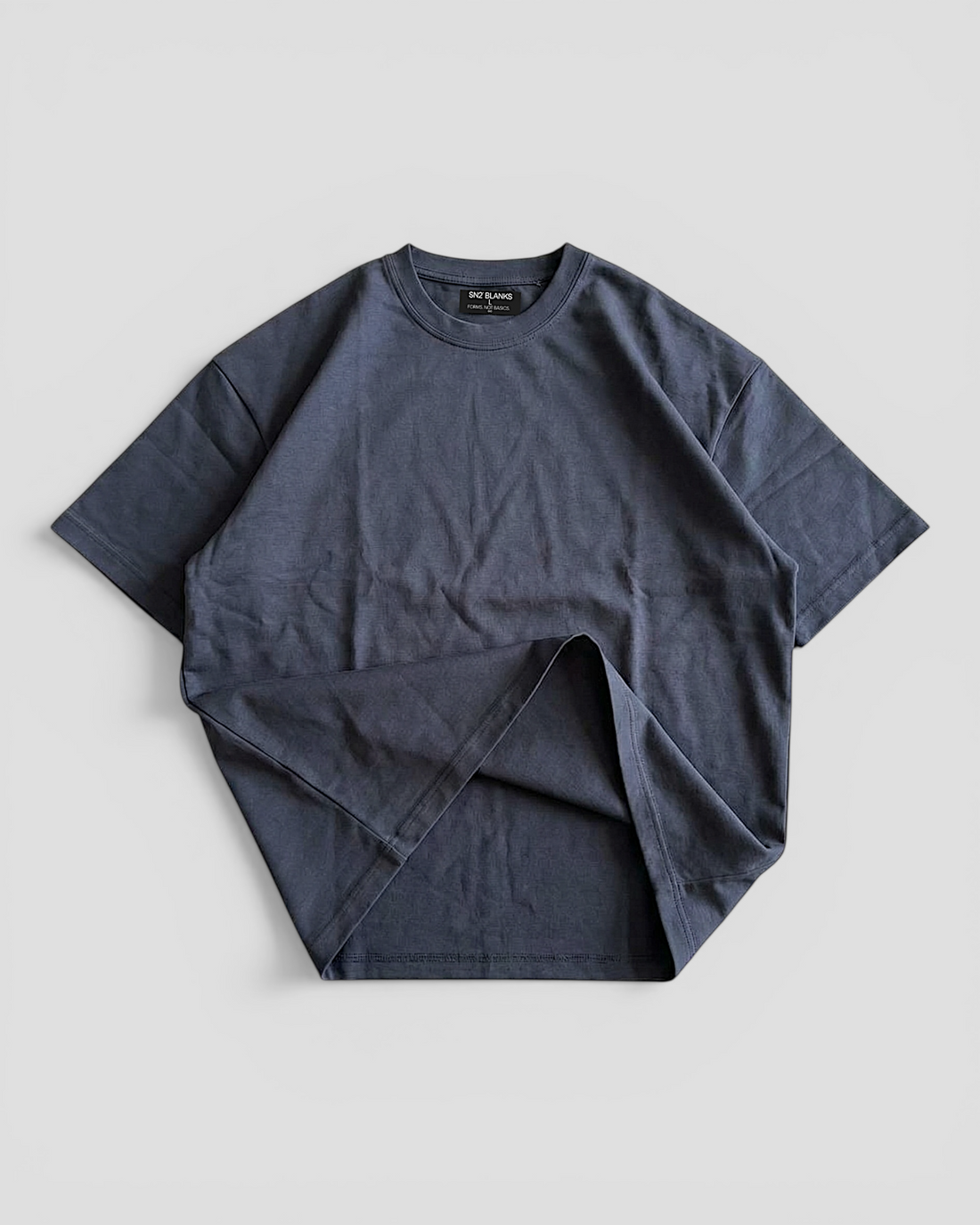 Norte Oversized Blank Navy Tee V2
