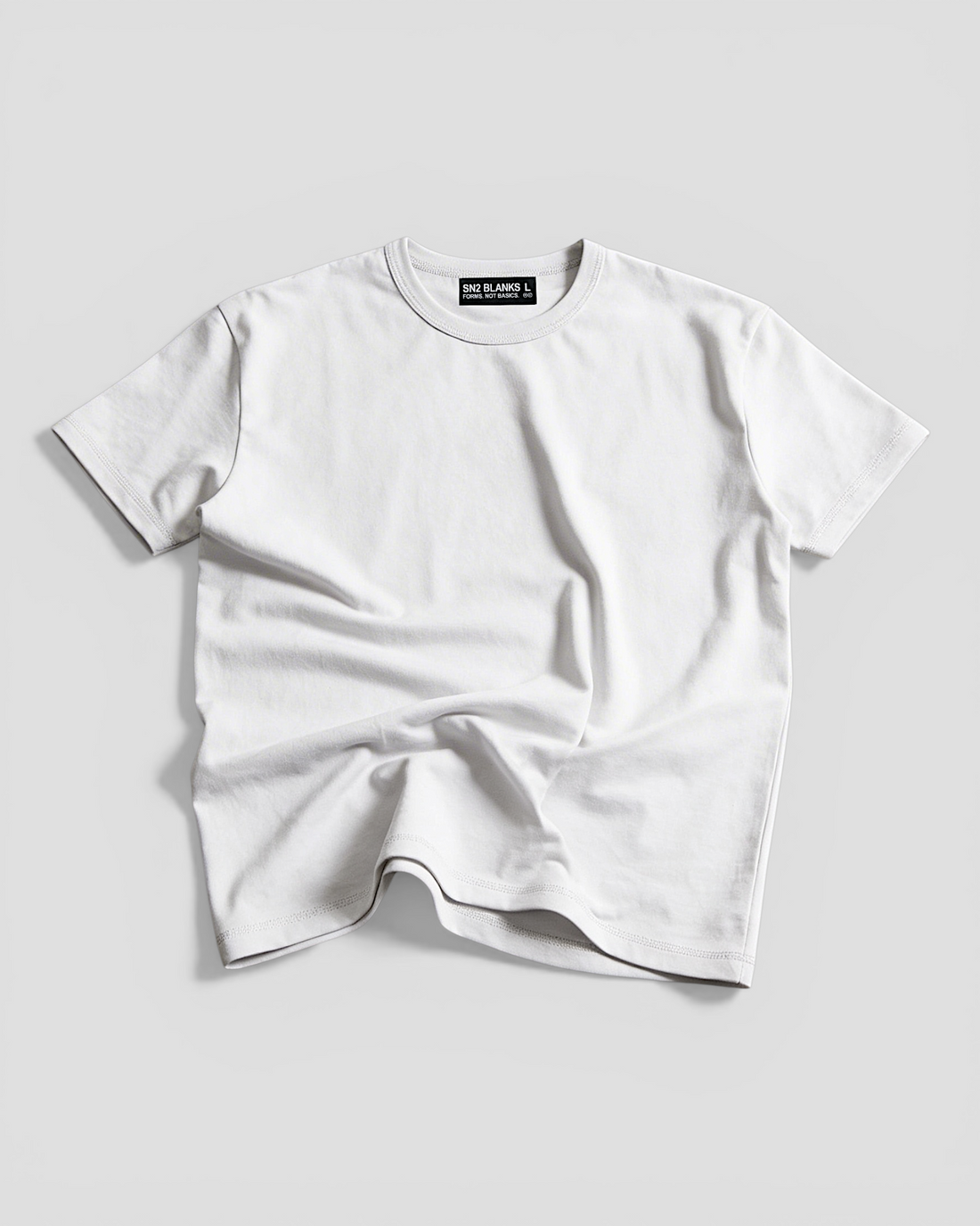 Luis Regular Blank White Tee V2