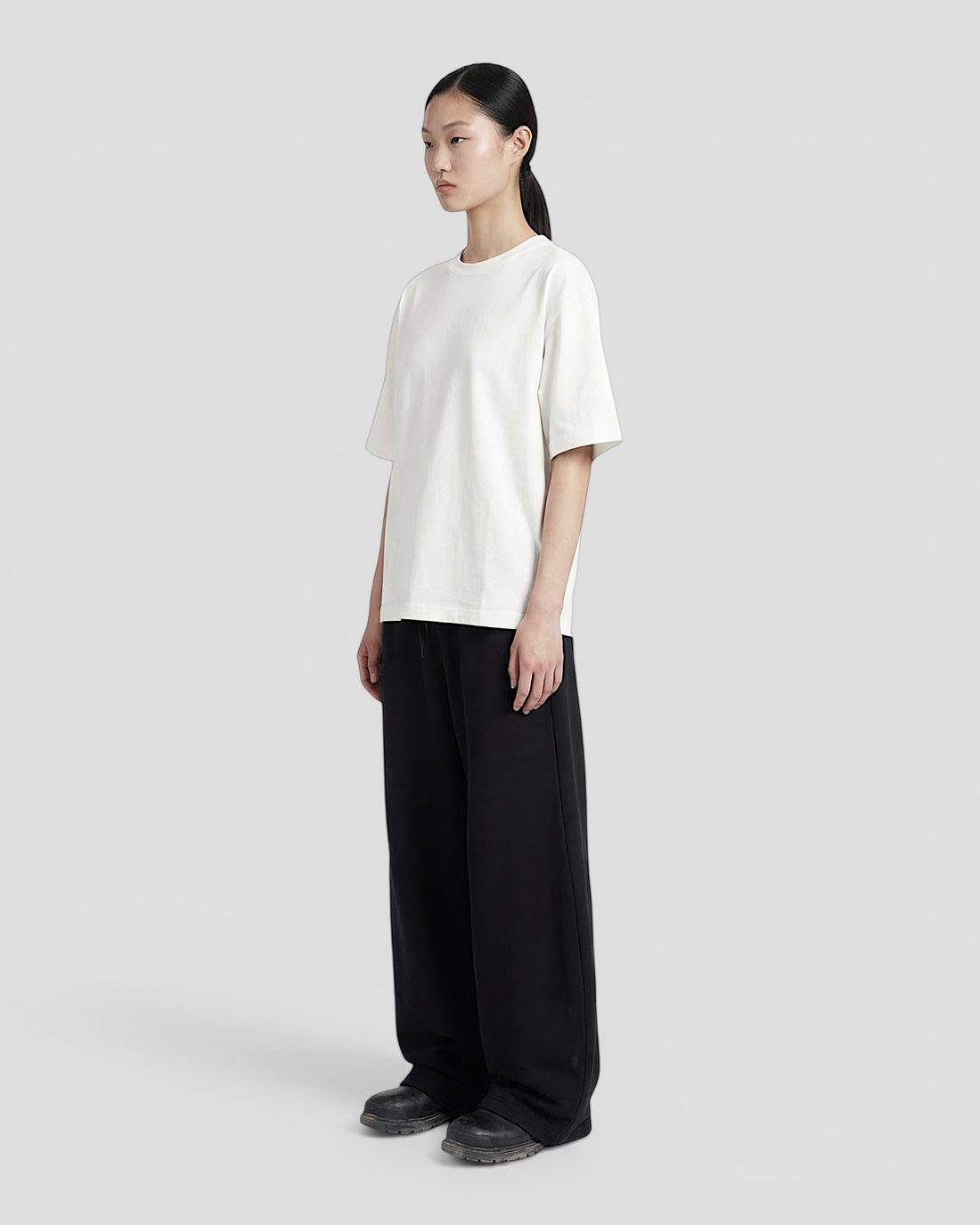 Norte Oversized Blank White Tee V2