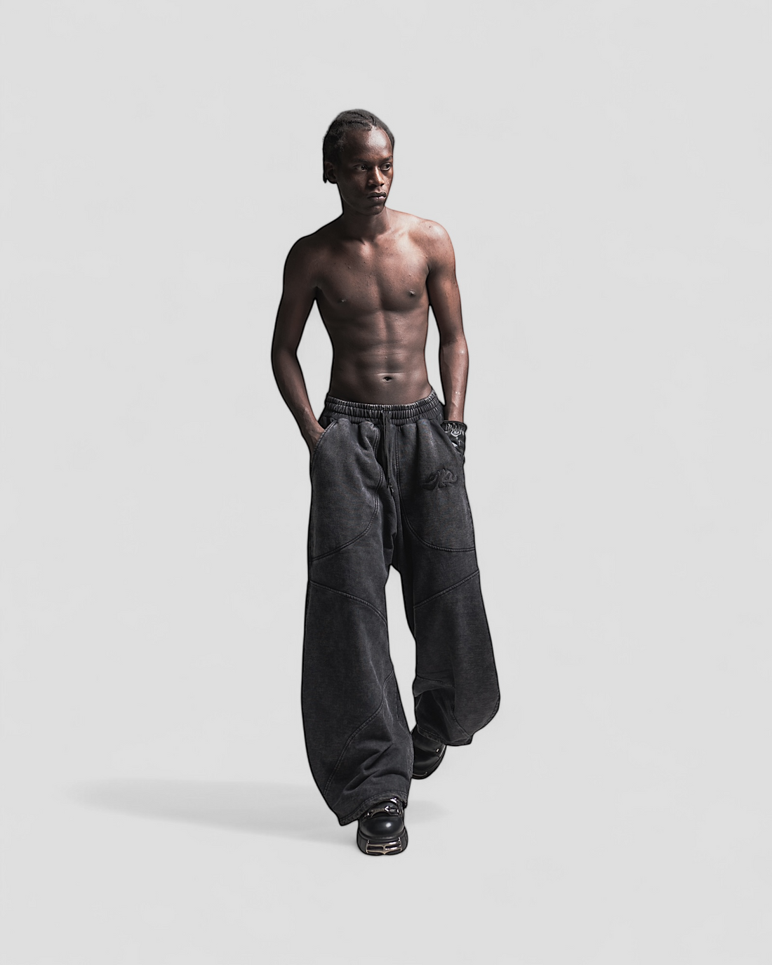 DEMENTE STONE WASHED SWEATPANTS