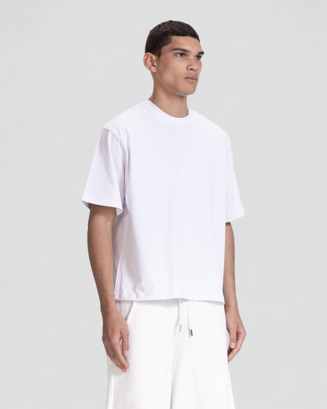 The Perfect Blank White Boxy Tshirt V1
