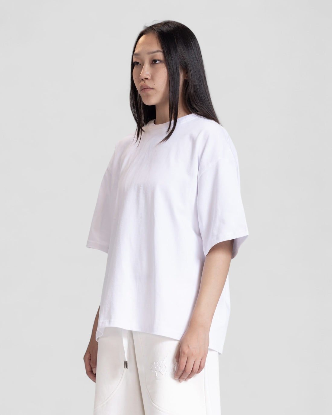 The Perfect Blank White Boxy Tshirt V1