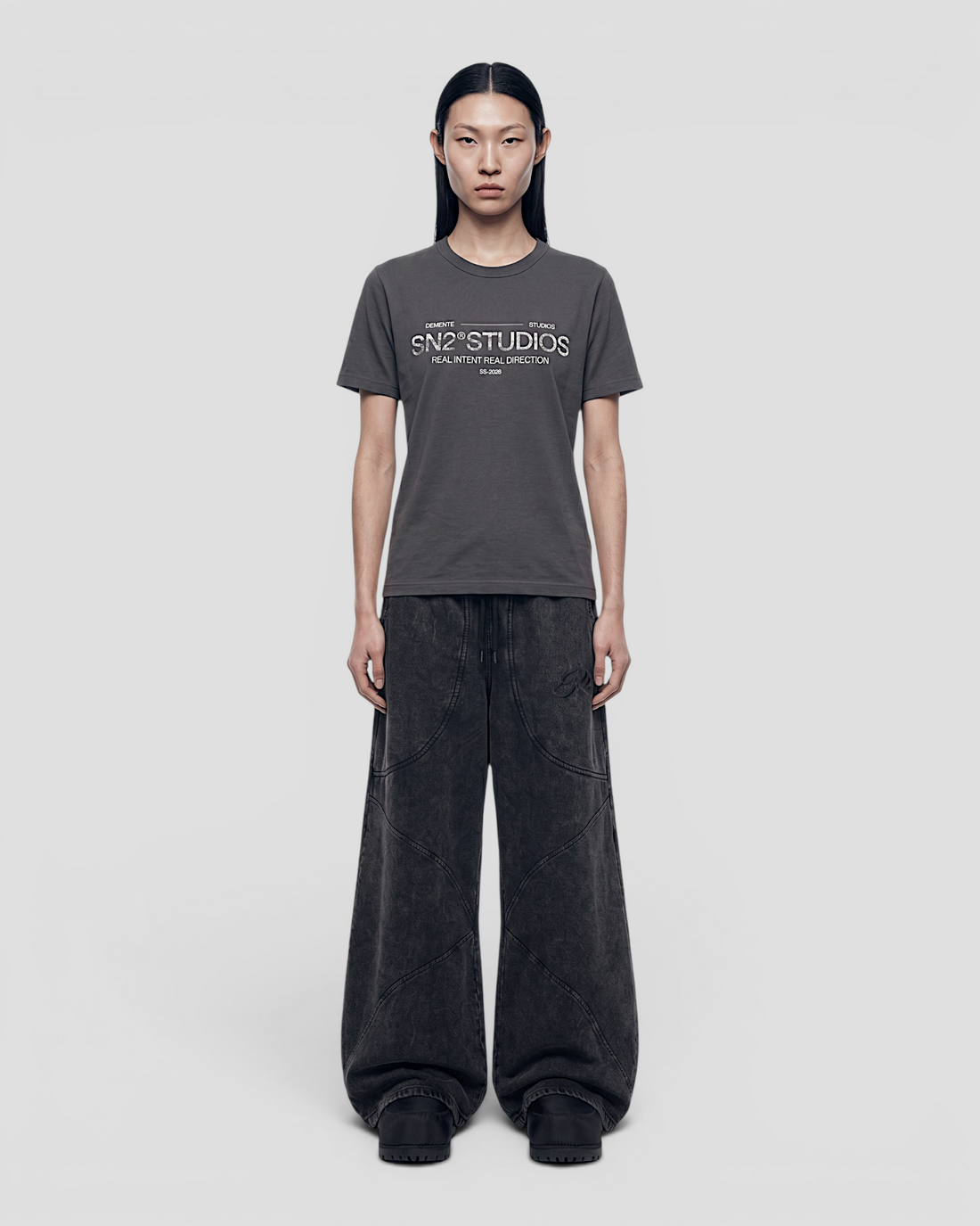 SIGNO GREY REGULAR TEE