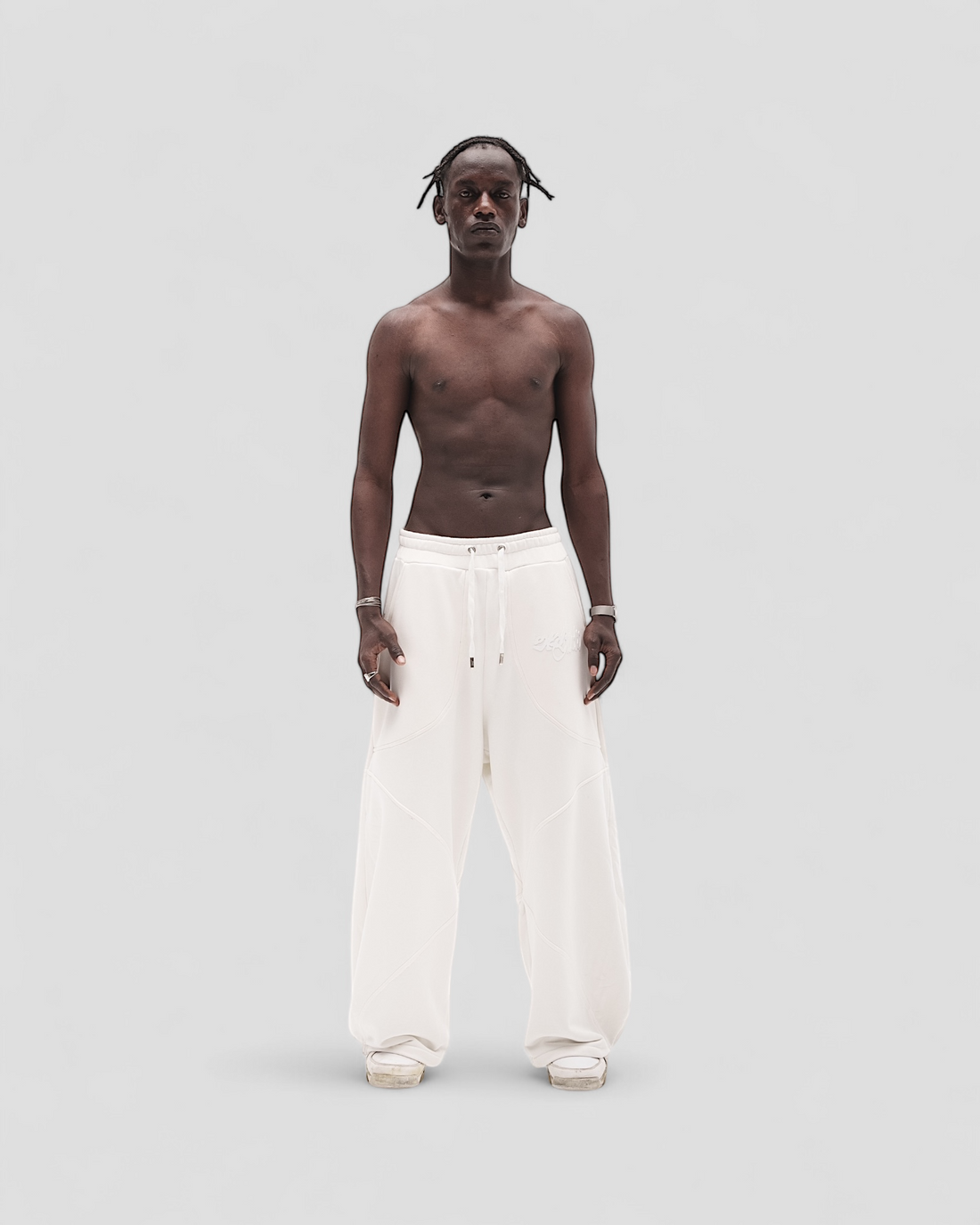 DEMENTE OFF-WHITE SWEATPANTS