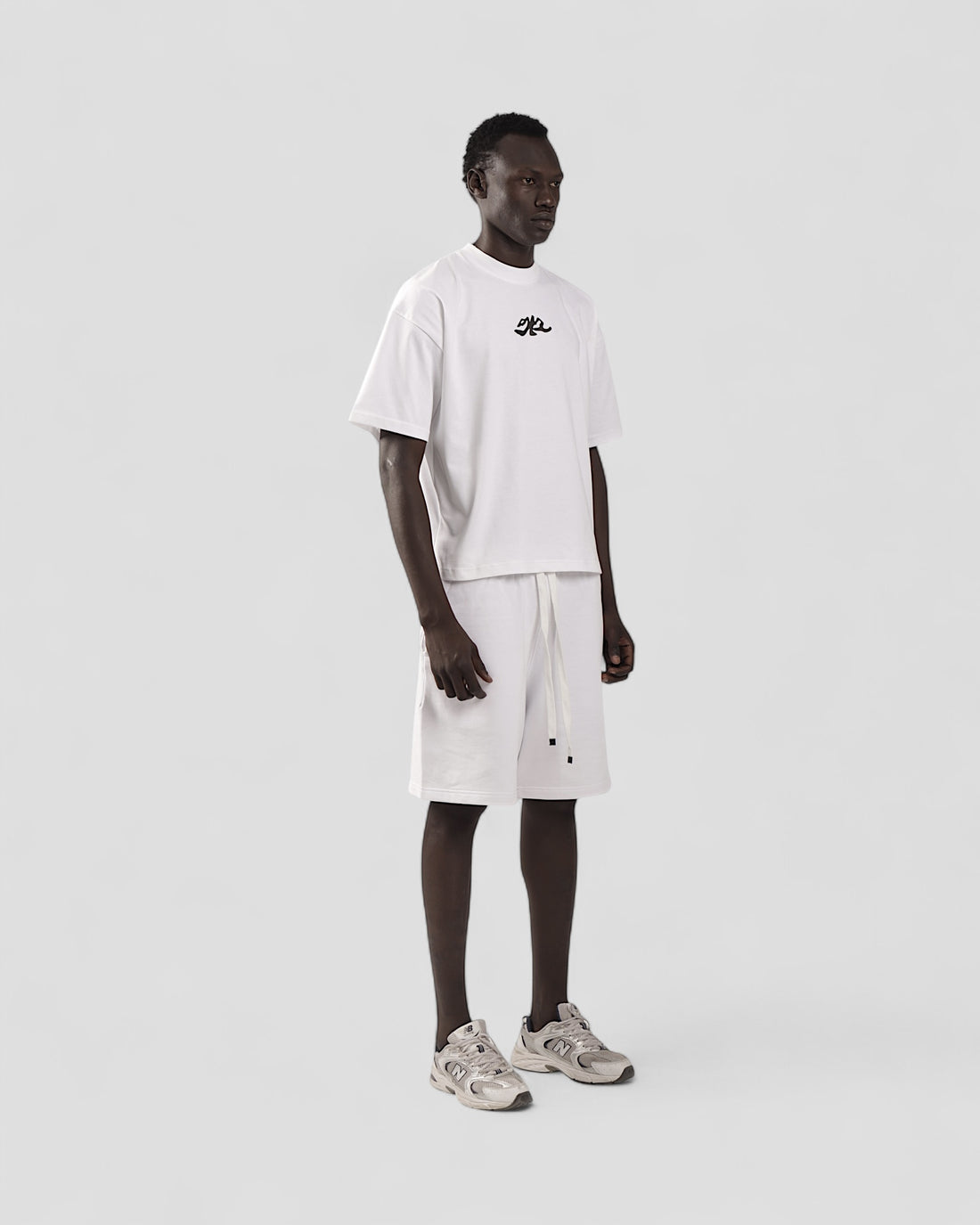 DEMENTE WHITE SILK-PUFF BOXY TEE