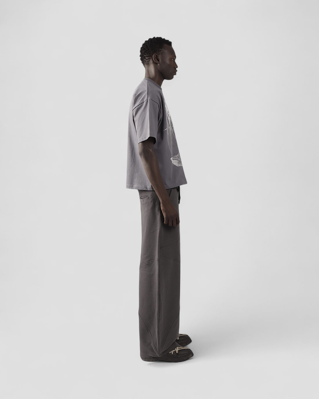 ESOTERIC GREY BOXY TEE