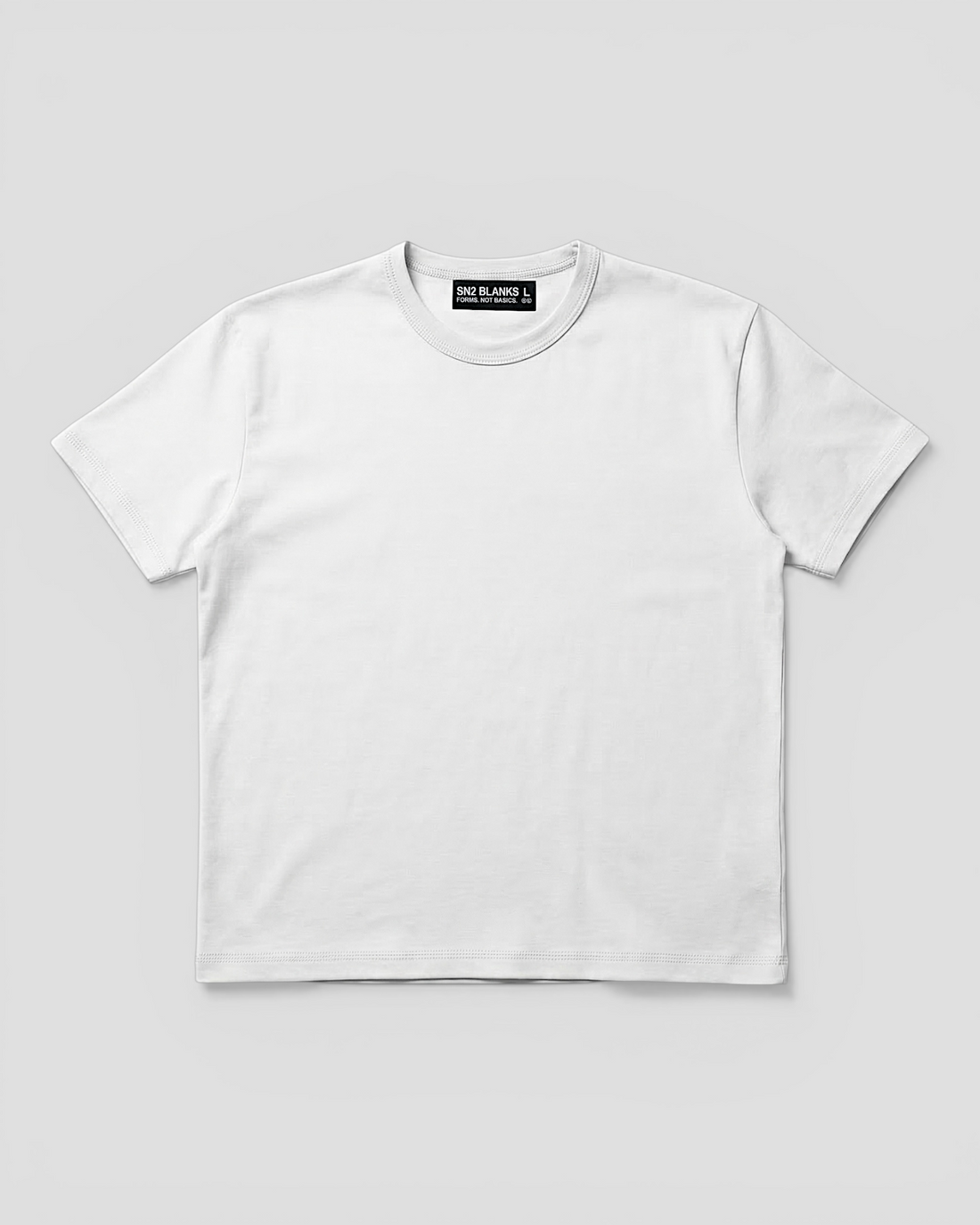 Luis Regular Blank White Tee V2