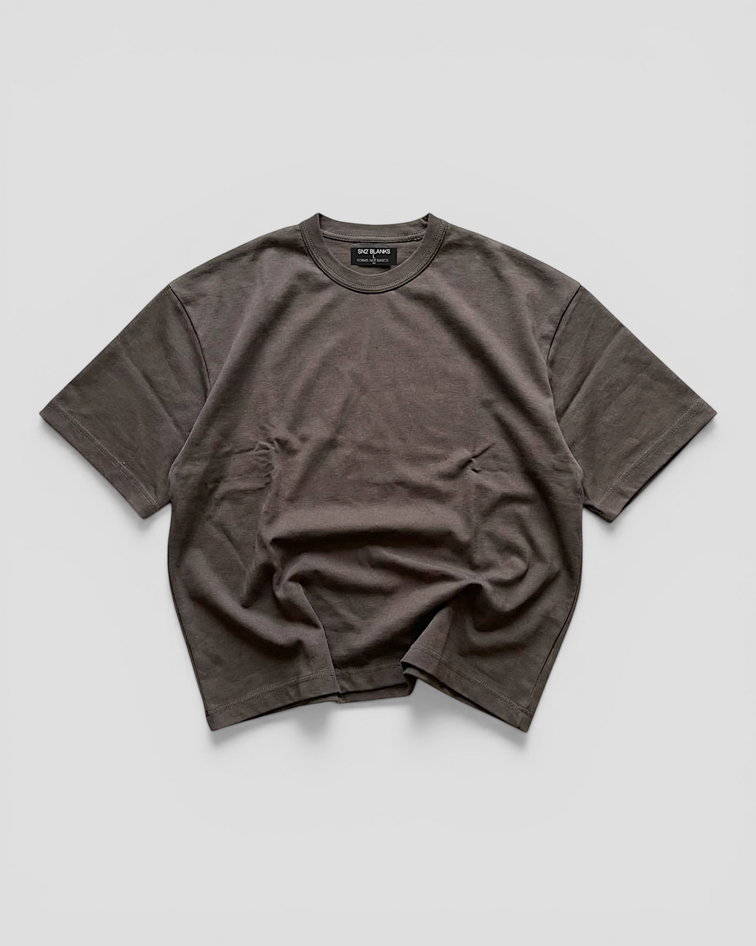 Norte Oversized Blank light Brown Tee V2