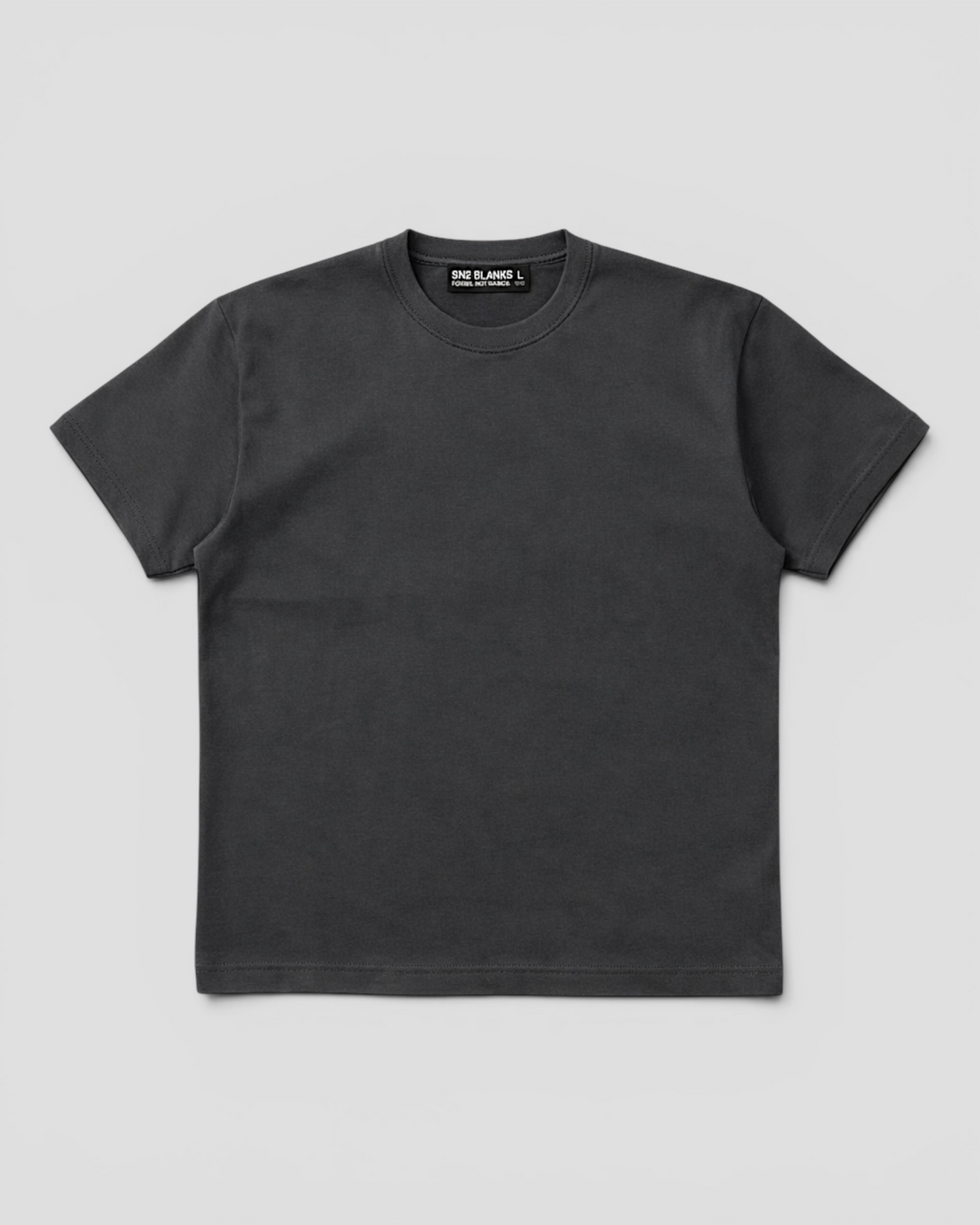 Luis Regular Blank Dark Grey Tee V2