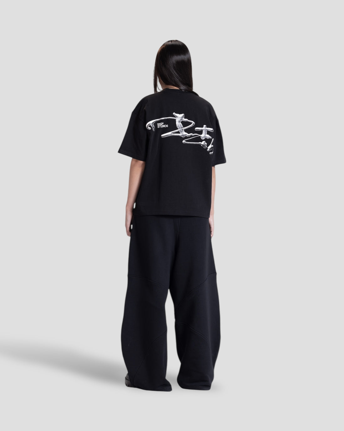DEMENTE BLACK STONE BOXY TEE