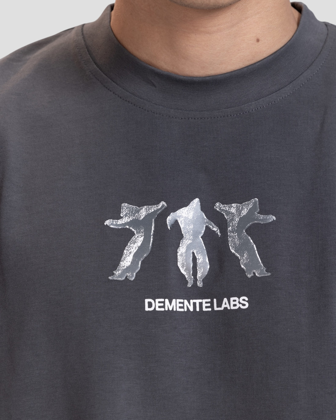 DEMENTE GREY STONE BOXY TEE