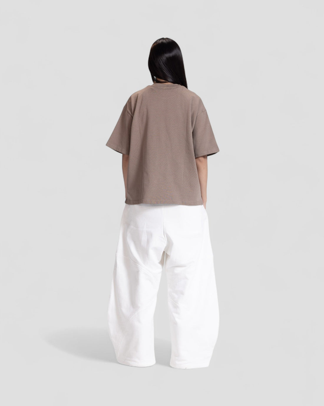 The Perfect Blank Brown Boxy Tshirt V1