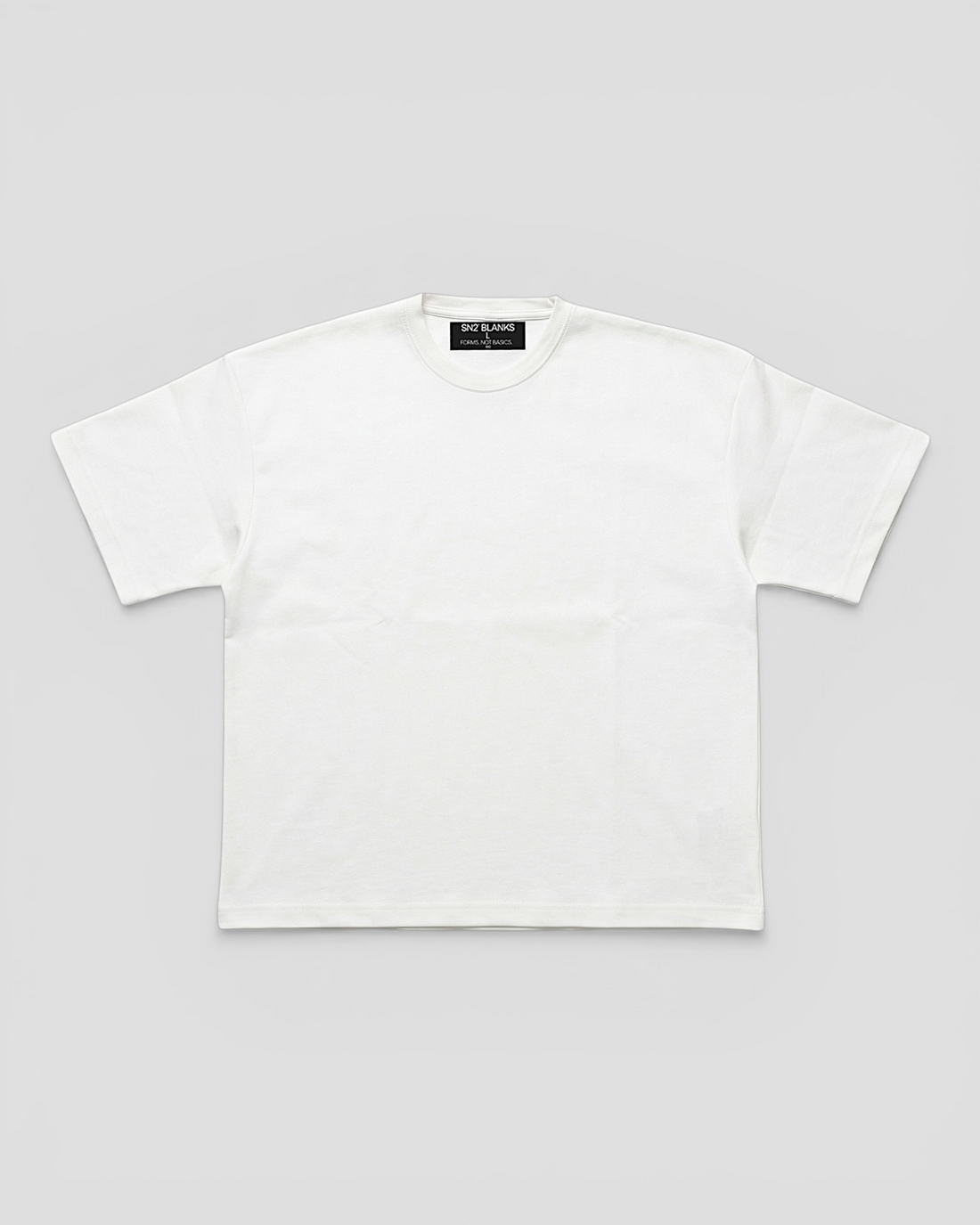 Norte Oversized Blank White Tee V2