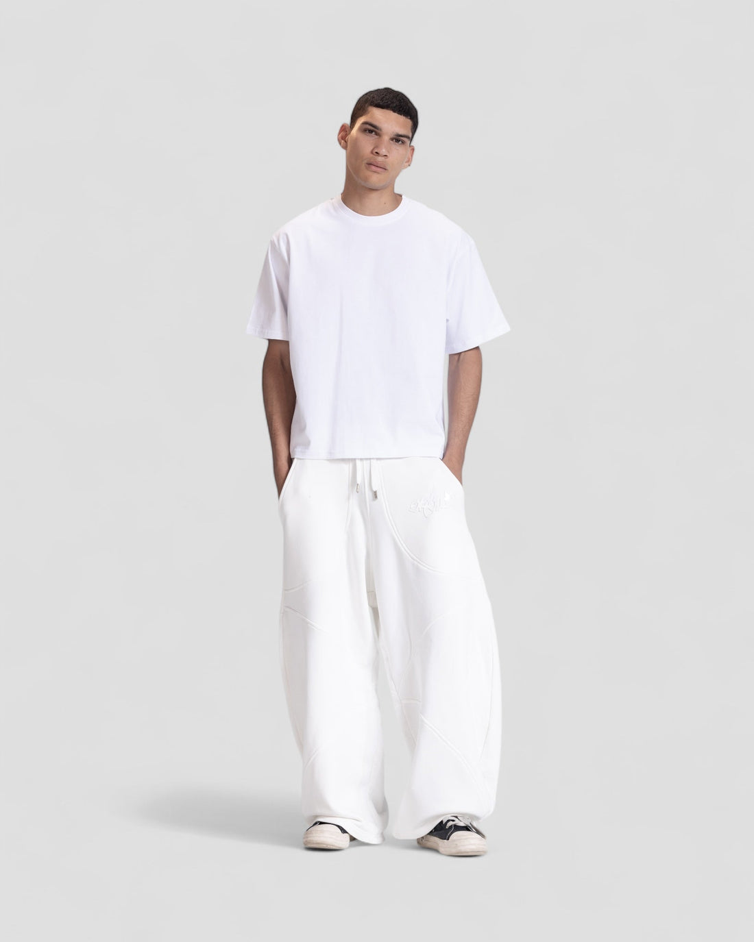 The Perfect Blank White Boxy Tshirt V1
