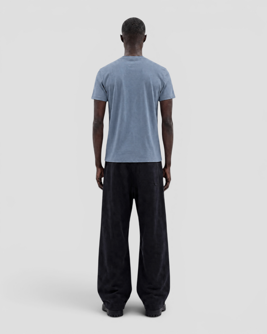 Luis Regular Blank Ice Blue Tee V2