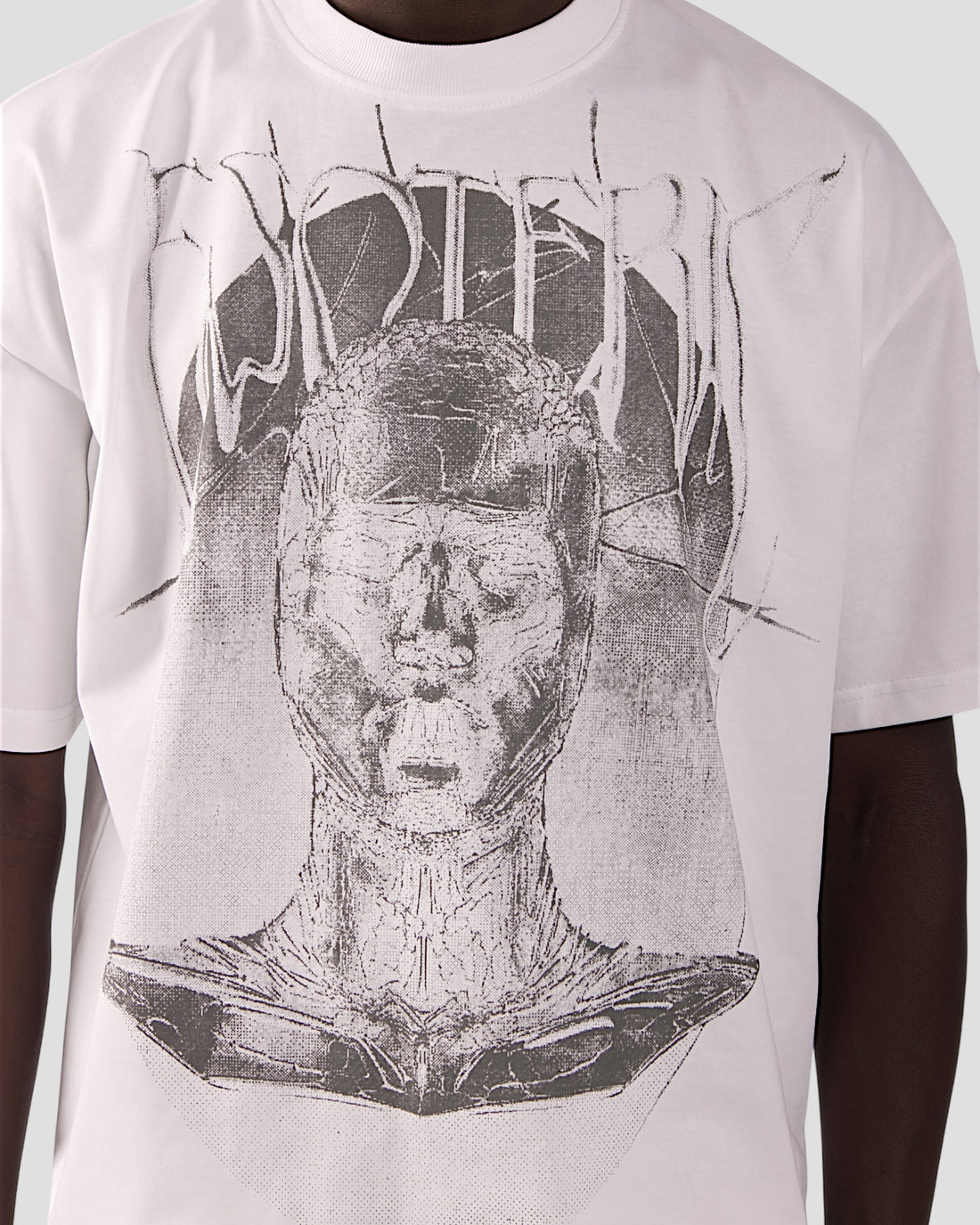 ESOTERIC WHITE BOXY TEE
