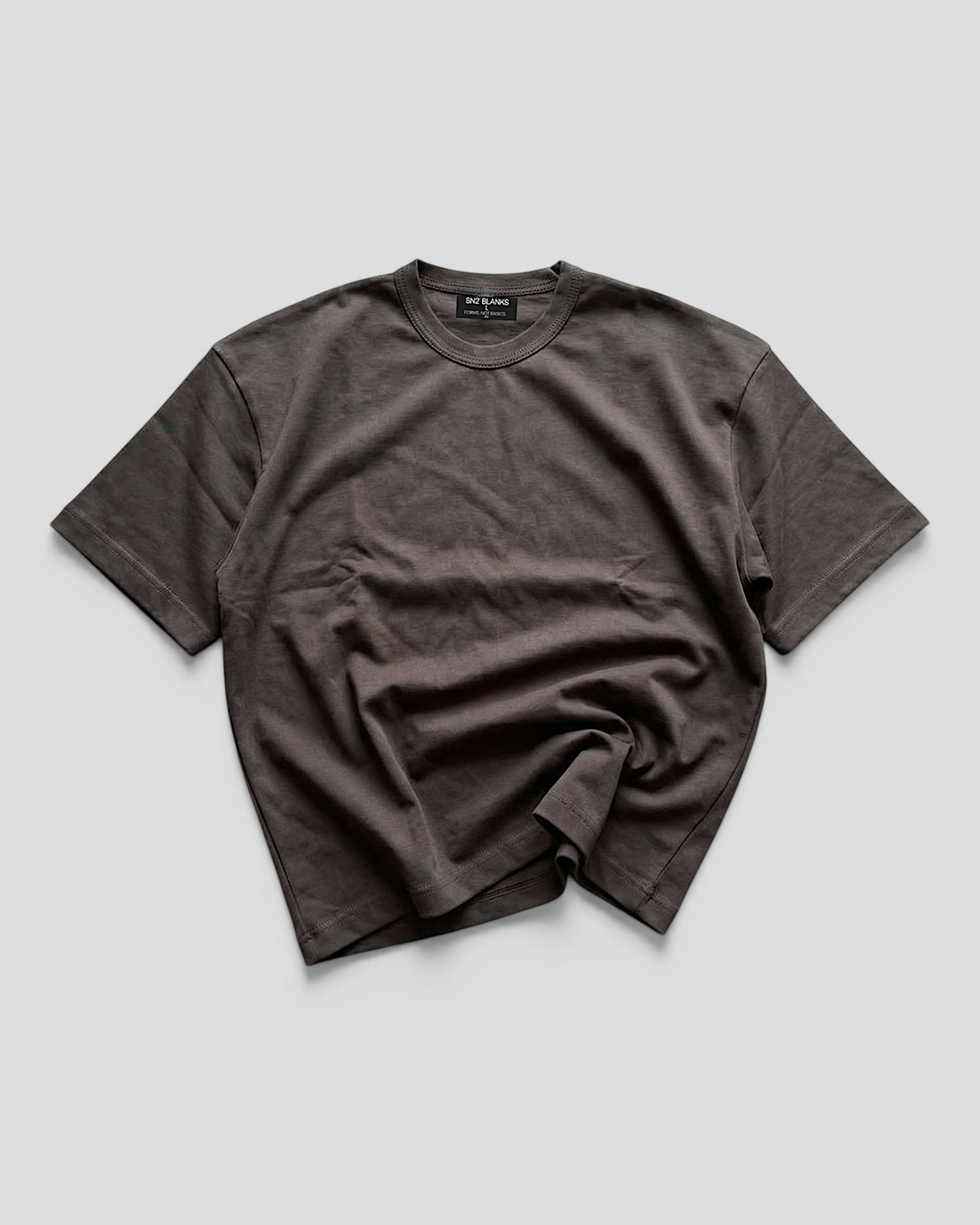 Norte Oversized Blank Dark Brown Tee V2